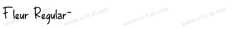 Fleur Regular字体转换 Fleur Regular字体转换